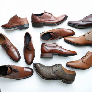 انواع کفش چرم مردانه و زنانه