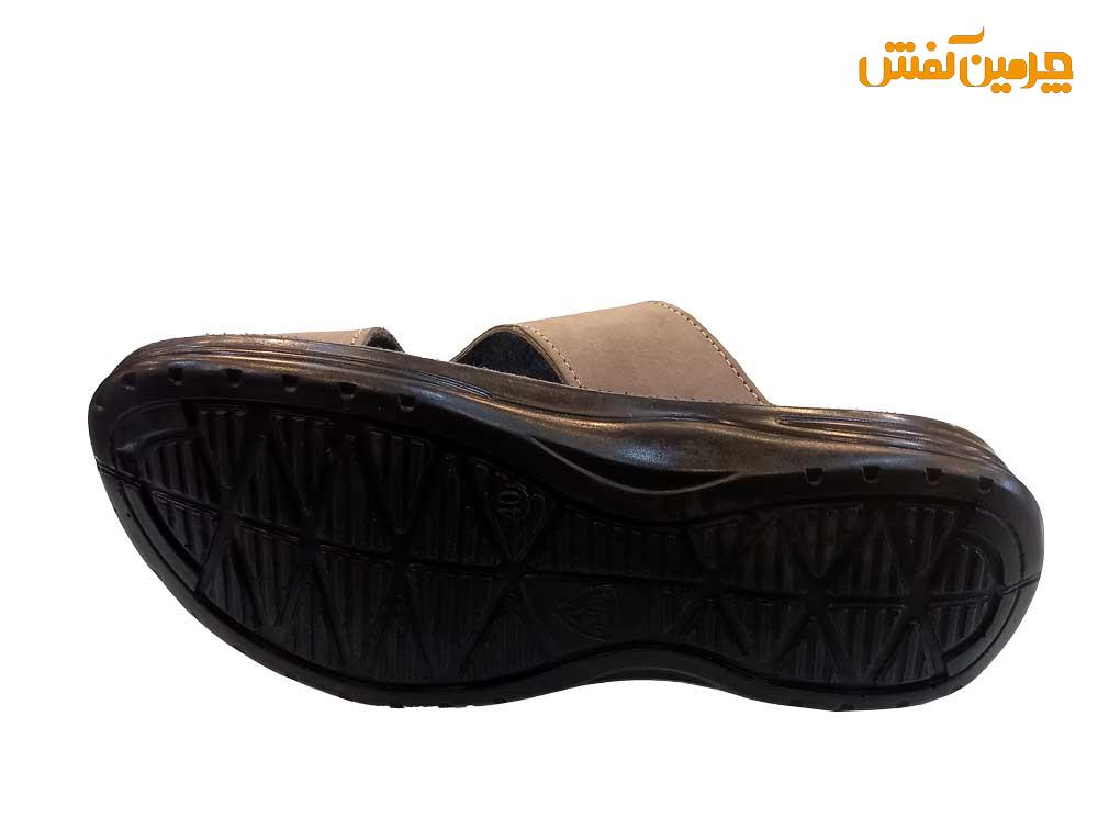 صندل تمام چرم مردانه برند کمال مدل VERSACE کد 17665