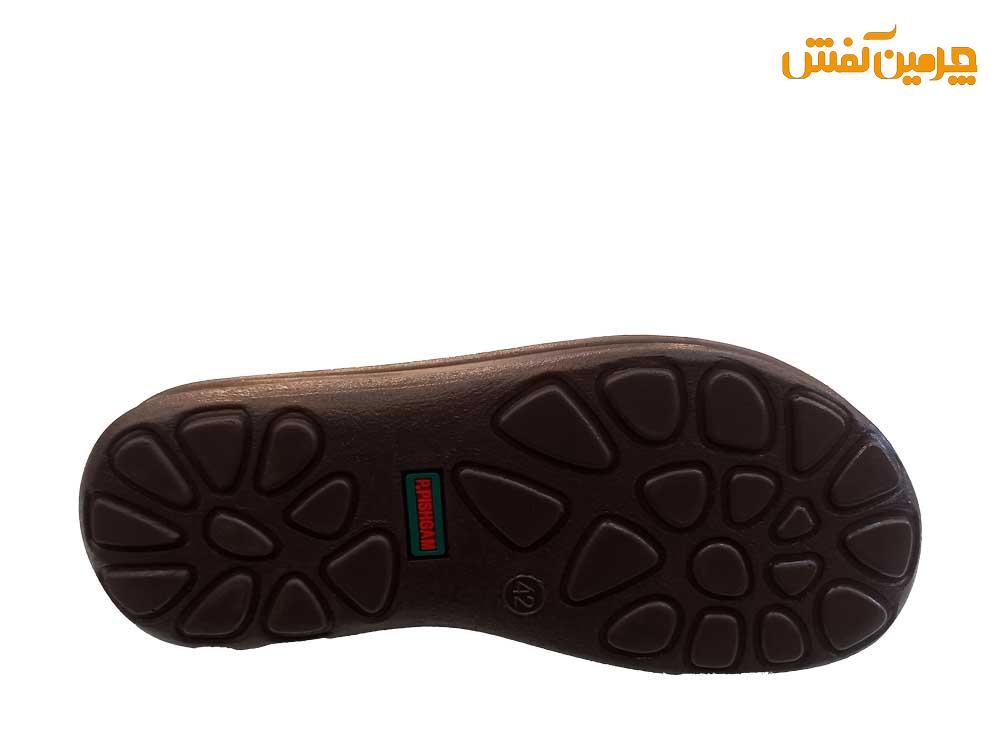 صندل تمام چرم مردانه مدل پیشگام کد 23710 + رنگبندی