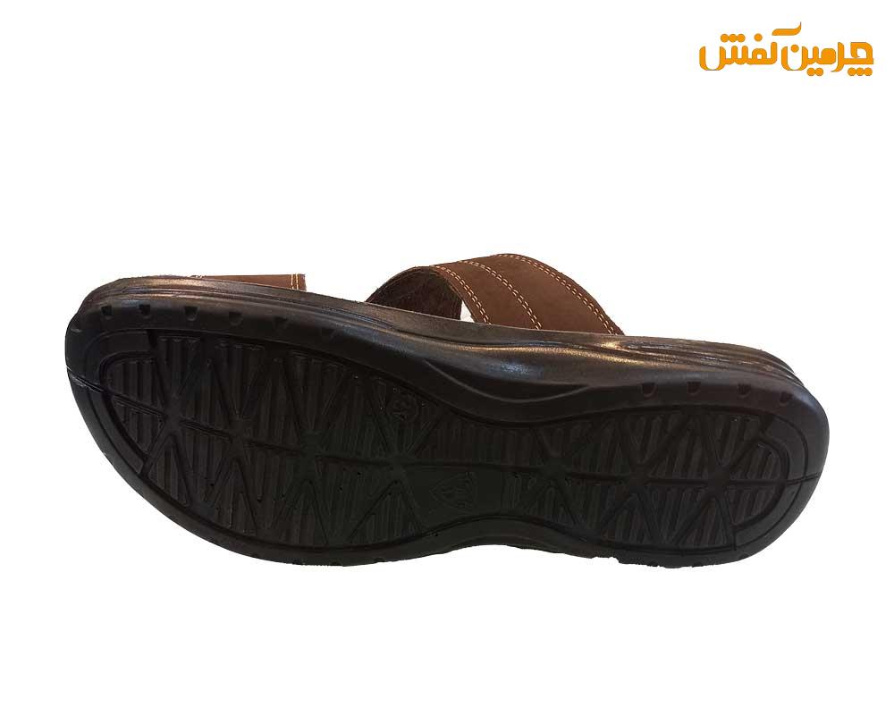 صندل تمام چرم مردانه مدل کمال کد 17651