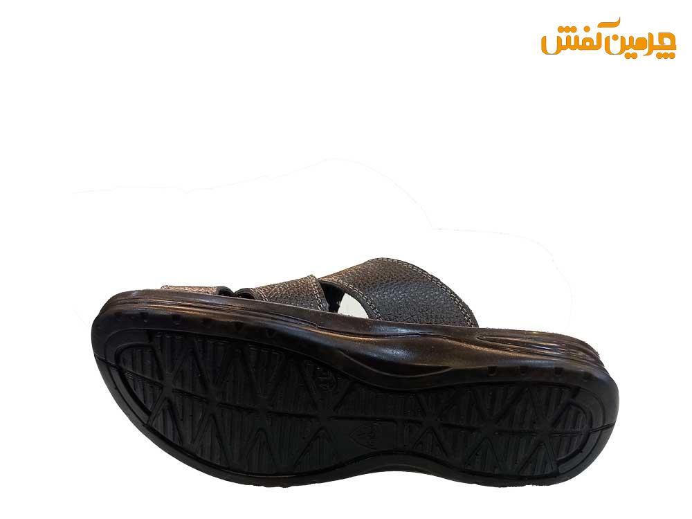 صندل تمام چرم مردانه کمال مدل VERSACE کد 23706