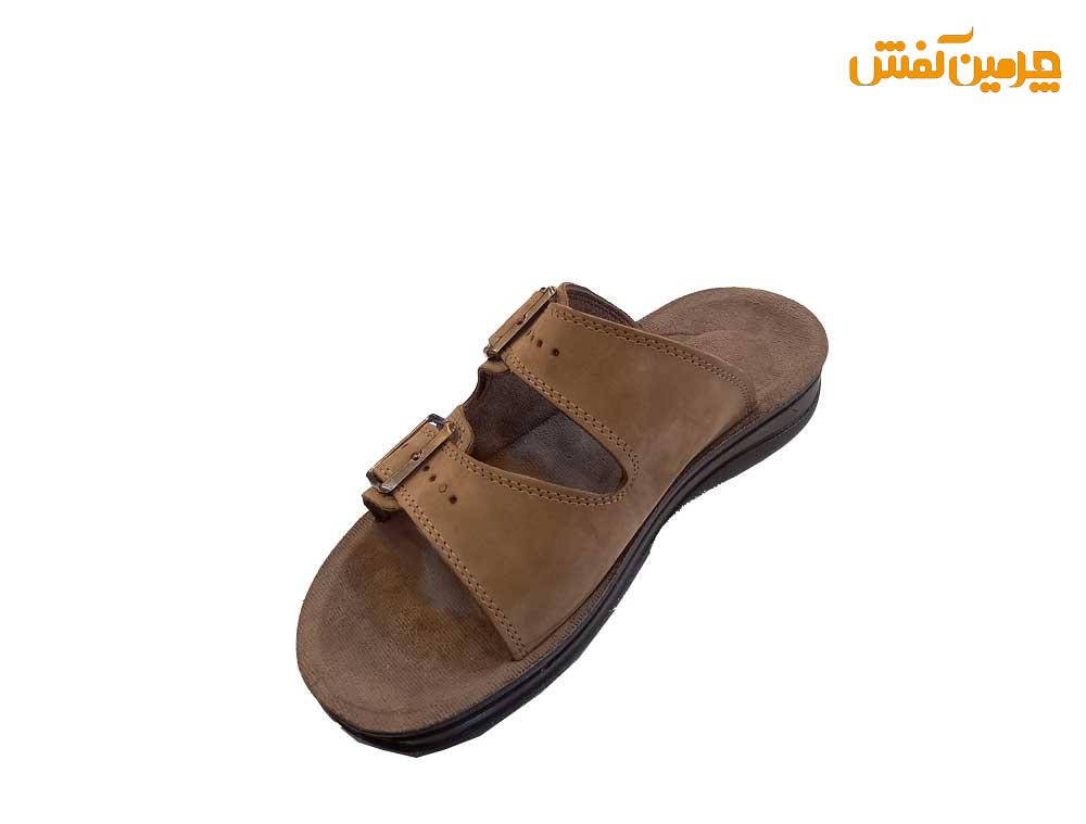 صندل تمام چرم مردانه کمال+رنگبندی کد 23708