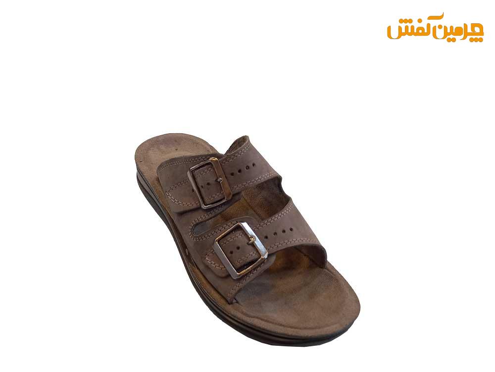 صندل تمام چرم مردانه کمال+رنگبندی کد 23708