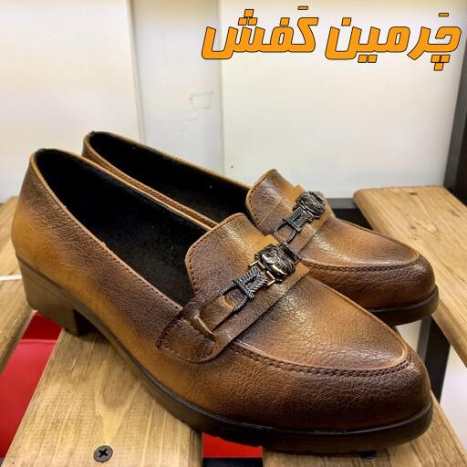 معرفی کفش چرم زنانه فخر مدل کالج