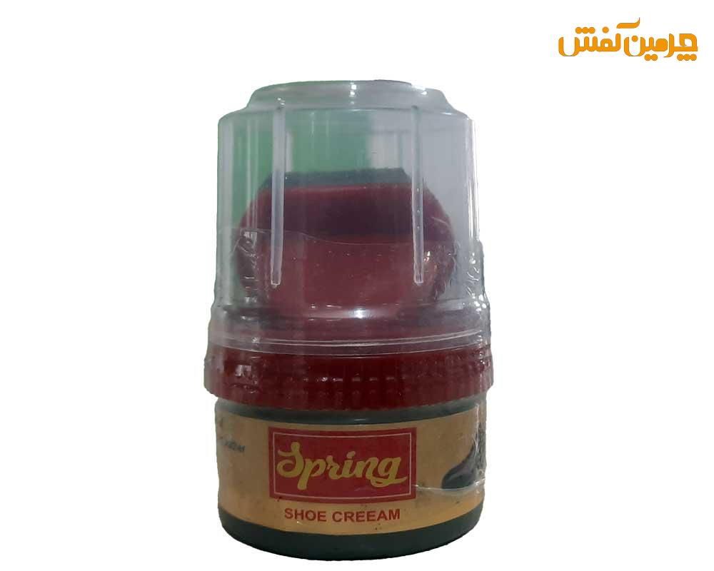 کرم براق کننده فوری کفش و کیف چرم spring ساخت ترکیه کد 23176