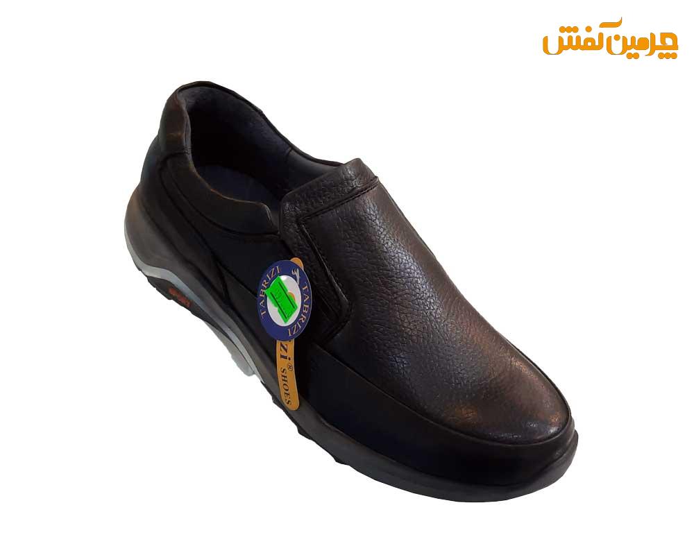 کفش تمام چرم اسپرت مردانه انرژی بدون بند زیره ترمو کد 16598 + رنگبندی