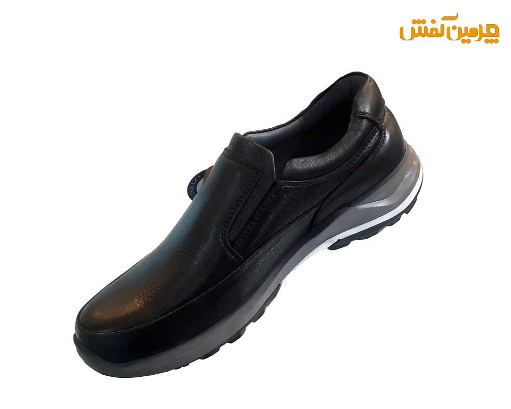 کفش تمام چرم اسپرت مردانه انرژی بدون بند زیره ترمو کد 16598 + رنگبندی