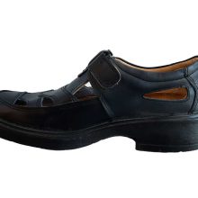 کفش تمام چرم تابستانی مردانه چسبی کد 22153