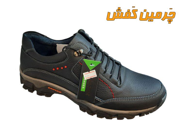 کفش تمام چرم مردانه اسپرت نگین مدل کلارک بندی کد 20620 + رنگبندی
