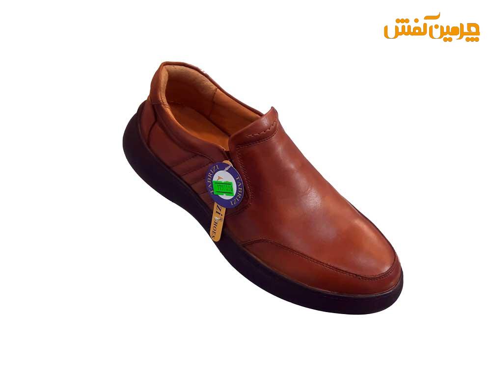 کفش تمام چرم مردانه اسپیناس (Espinas) بدون بند کد 23535
