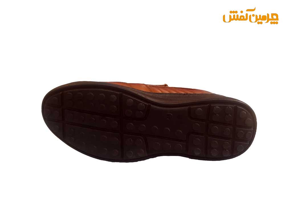 کفش تمام چرم مردانه اسپیناس کد 23535