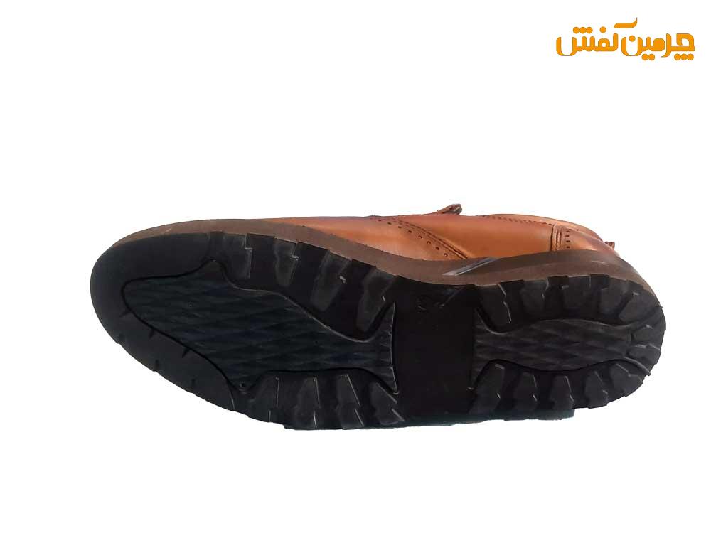 کفش تمام چرم مردانه بدون بند گلد (Gold) کد 23488