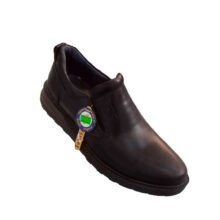 کفش تمام چرم مردانه بدون بند گلد (Gold) کد 23488