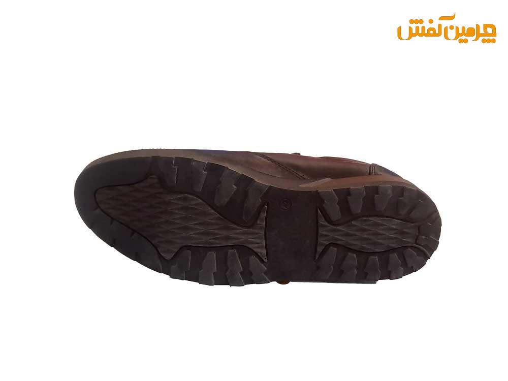کفش تمام چرم مردانه بدون بند گلد (Gold) کد 23488
