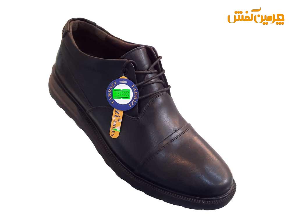 کفش تمام چرم مردانه بندی گلد (Gold) کد 23472