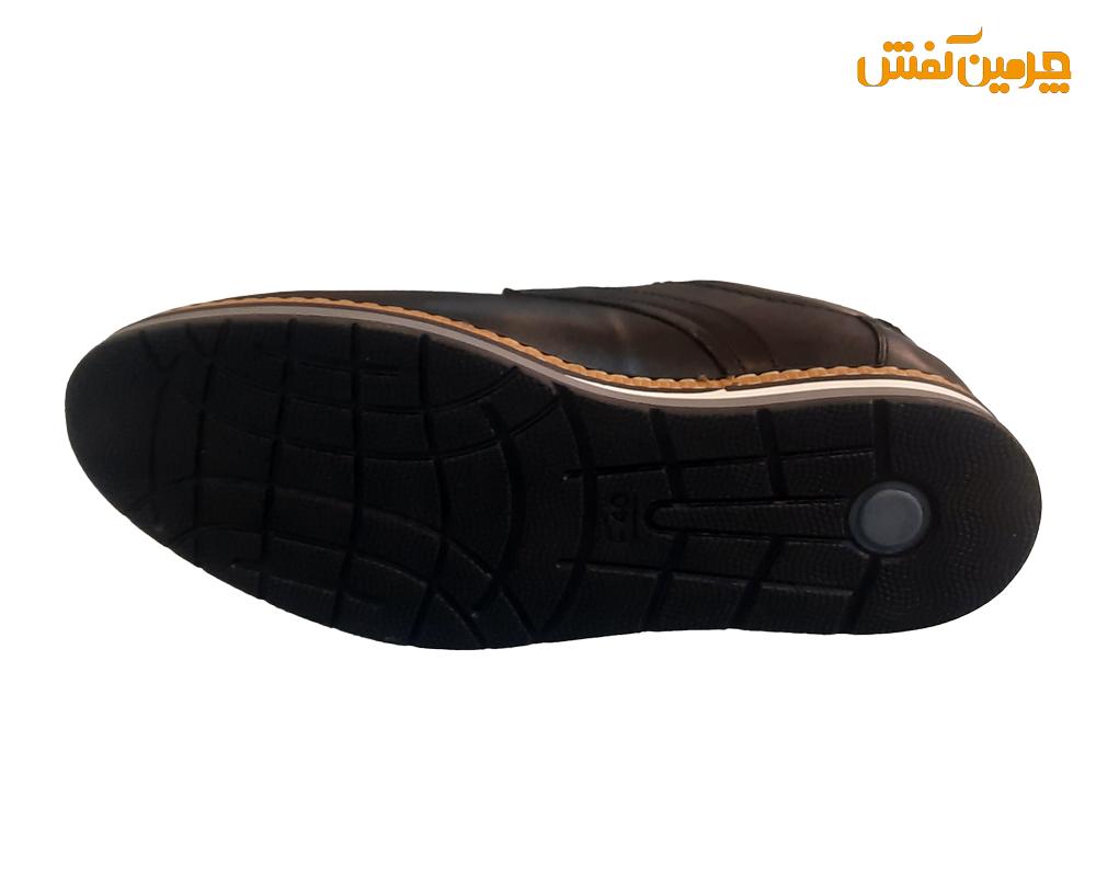 کفش تمام چرم مردانه تیک (Tik) تبریز بندی کد 23344