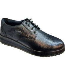 کفش تمام چرم مردانه رخشی PU بندی کد 20420 + رنگبندی