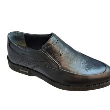 کفش تمام چرم مردانه رخشی بدون بند کد 20316 + رنگبندی