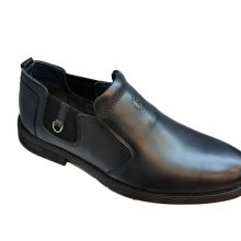 کفش تمام چرم مردانه رخشی بدون بند کد 20343 + رنگبندی