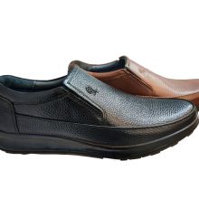 کفش تمام چرم مردانه رخشی بدون بند کد 20412