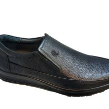 کفش تمام چرم مردانه رخشی بدون بند کد 20412 + رنگبندی