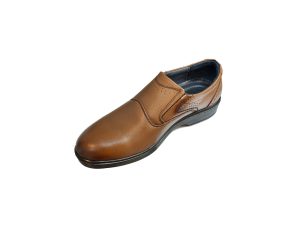 کفش تمام چرم مردانه ساکو زیره پی یو کد 20156 رنگ قهوه ای