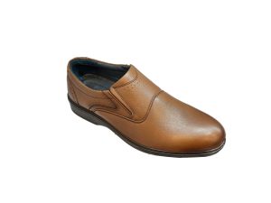کفش تمام چرم مردانه ساکو زیره پی یو کد 20156 رنگ قهوه ای