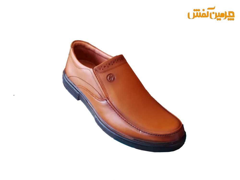 کفش تمام چرم مردانه شیکا(SHIKA) زیره پی یو بدون بند کد22881