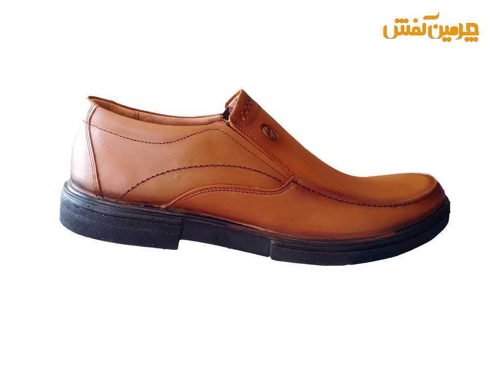کفش تمام چرم مردانه شیکا(SHIKA) زیره پی یو بدون بند کد22881