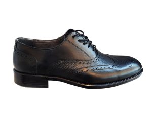 کفش تمام چرم مردانه مجلسی رخشی مدل هشترک بندی کد 7243