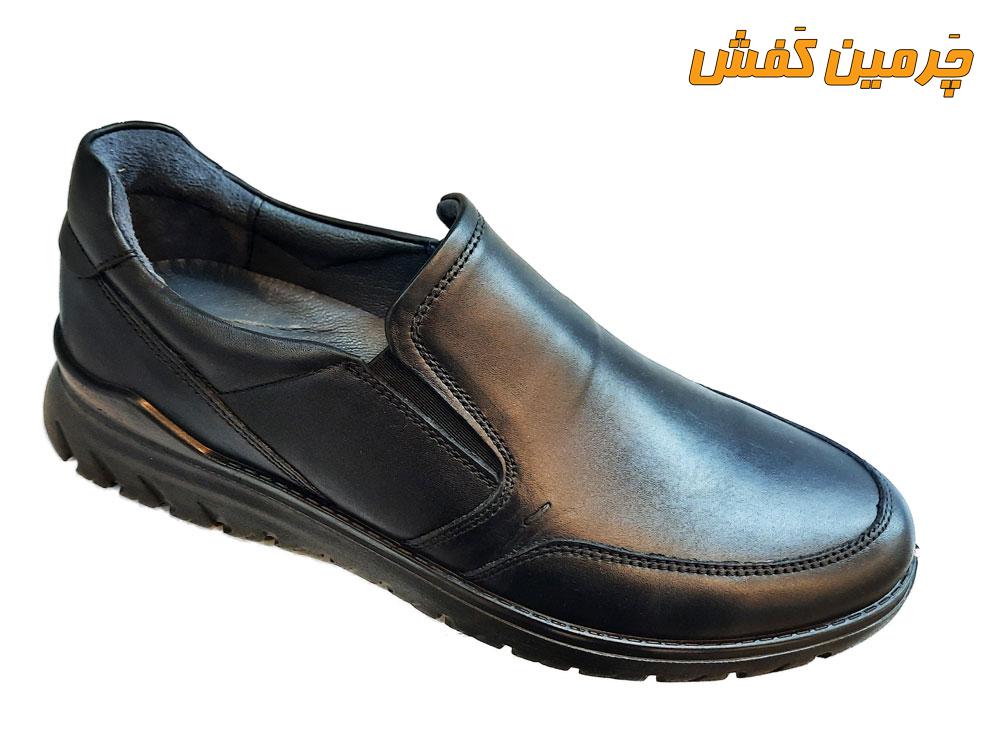 کفش تمام چرم مردانه مدل صمصام Samsam دور دوخت کد 20632