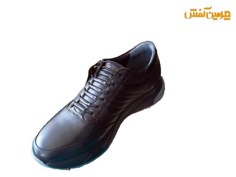کفش تمام چرم مردانه نگین (Neghin) تبریز بندی کد 23344
