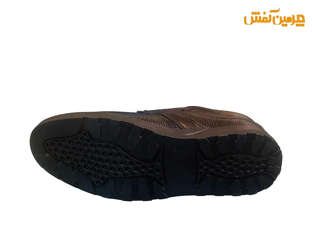 کفش تمام چرم مردانه پاشیک (PASHIK) بدون بند