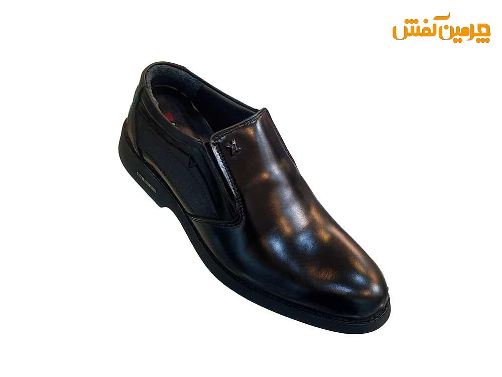 کفش تمام چرم مردانه پاشیک (PASHIK) بدون بند کد 23567