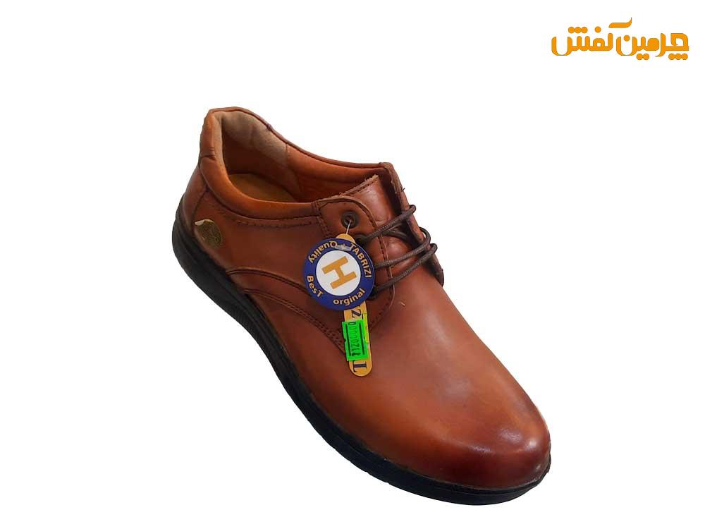 کفش تمام چرم مردانه پانیا (Paina) بندی کد 23530