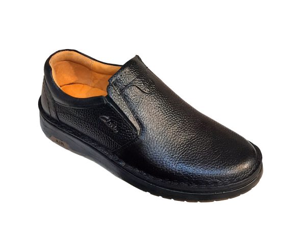 کفش تمام چرم مردانه کلارک (Clarks) بدون بند کد 22559