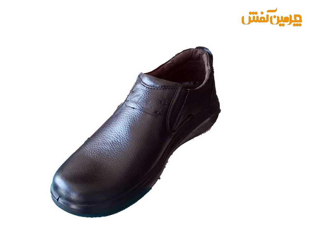 کفش تمام چرم مردانه کلارک بدون بند زیره پی یو کد 23427