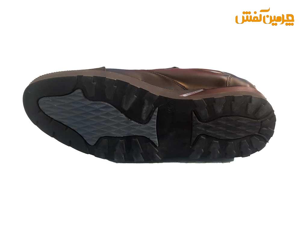کفش تمام چرم مردانه کلارک شبرو بدون بند کد 23483