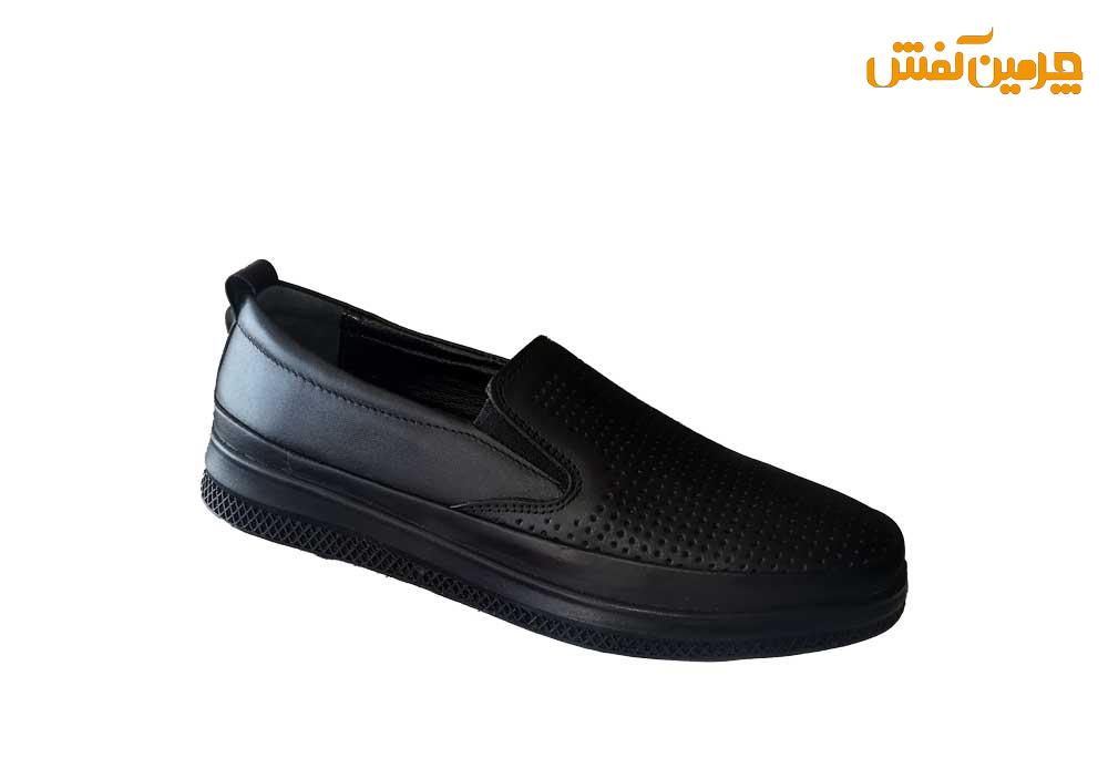 کفش طبی تمام چرم طبیعی زنانه اداری کد 22084