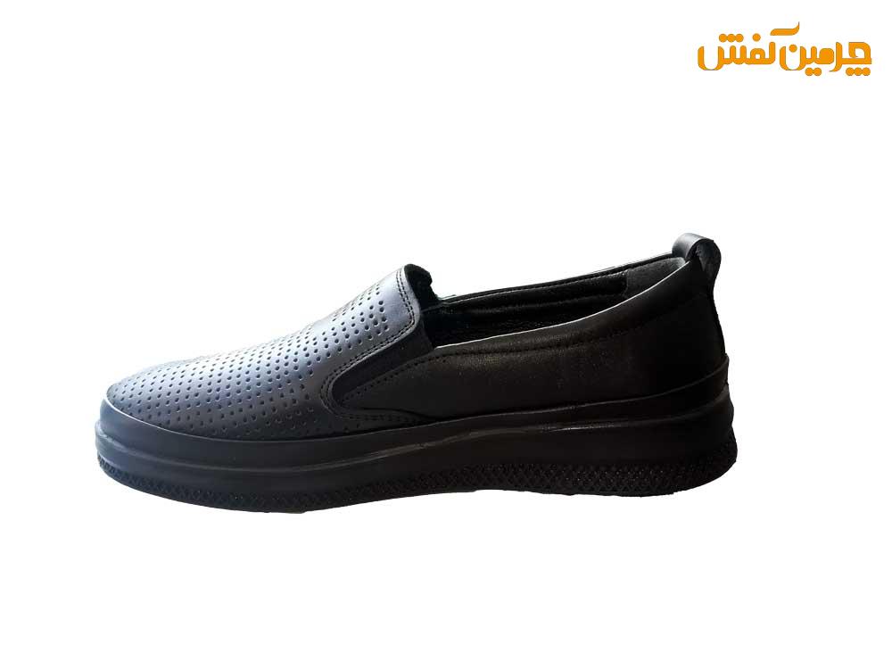 کفش طبی تمام چرم طبیعی زنانه اداری کد 22084