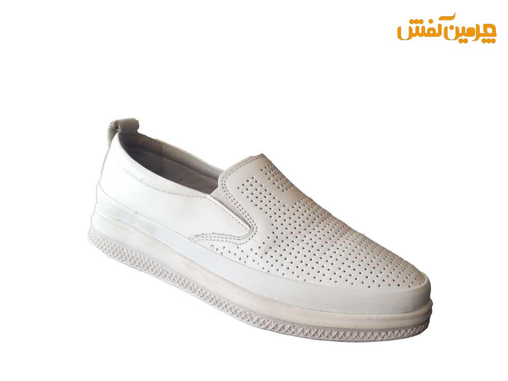 کفش طبی تمام چرم طبیعی زنانه اداری کد 22084