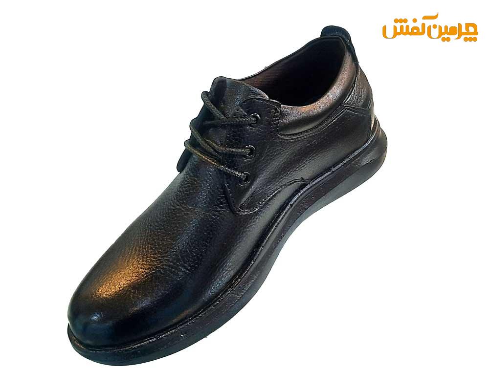 کفش چرم مردانه تیتان بندی زیره پی یو کد 23237