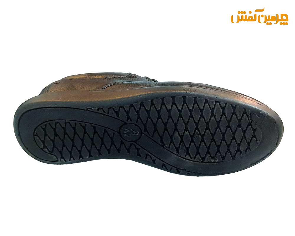 کفش چرم مردانه تیتان بندی زیره پی یو کد 23237