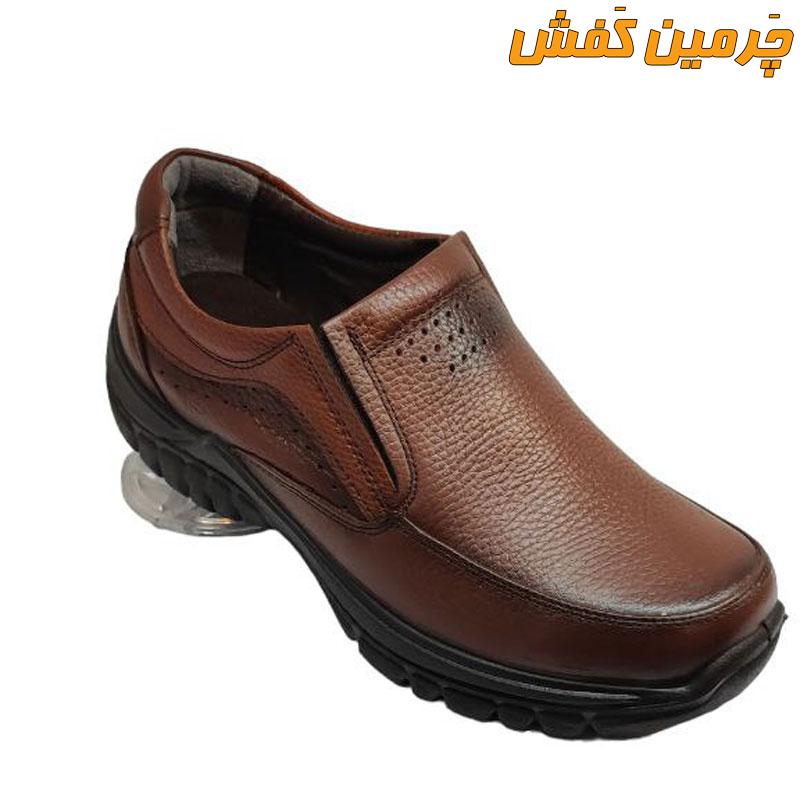کفش چرم مردانه اداری و رسمی رخشی کد 7067 + رنگبندی