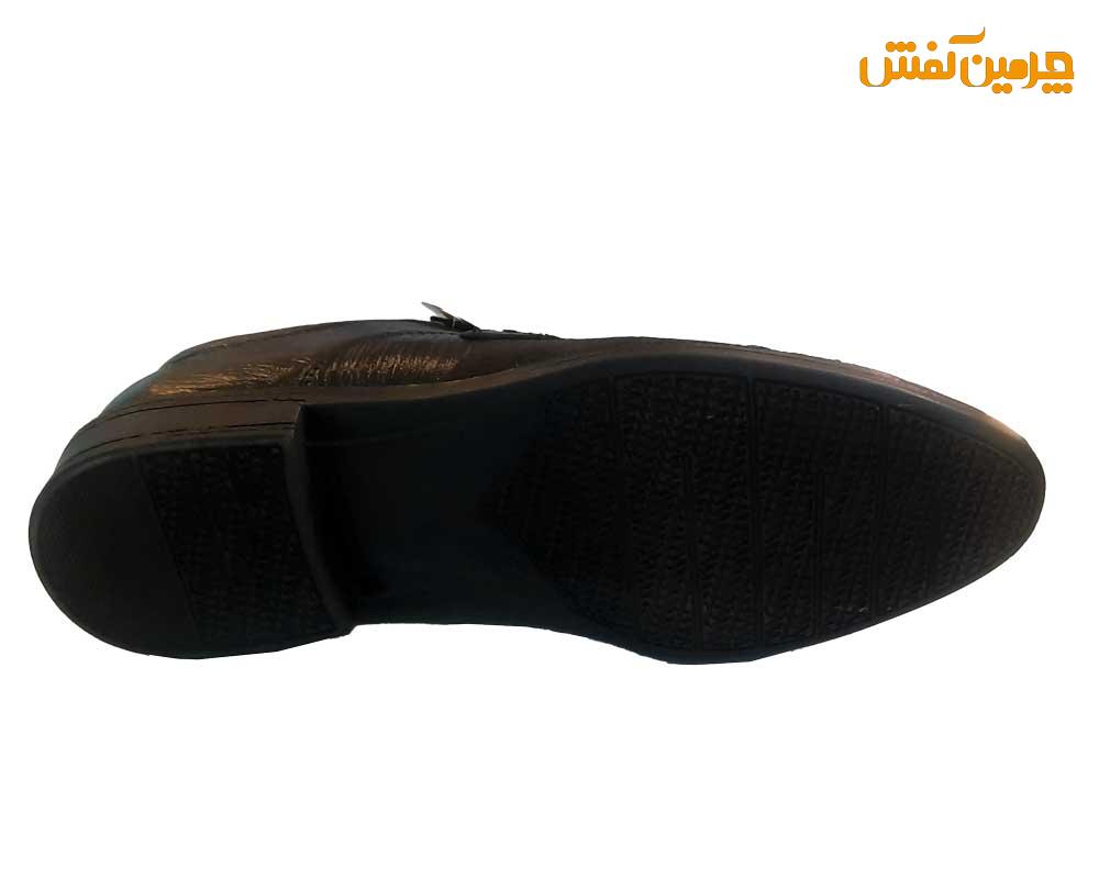 کفش چرم مردانه رخشی رسمی و اداری کد 23242