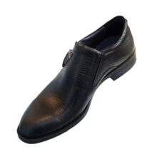 کفش چرم مردانه رخشی مجلسی - رسمی و اداری بدون بند کد 23250