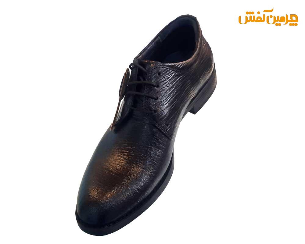 کفش چرم مردانه رخشی مجلسی - رسمی و اداری بندی کد 23255