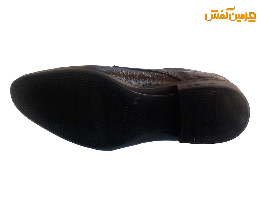 کفش چرم مردانه رخشی مجلسی - رسمی و اداری بندی کد 23255