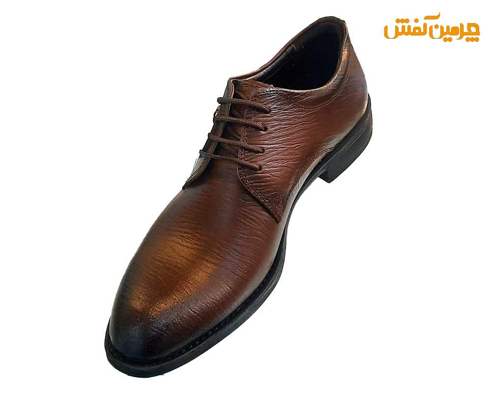کفش چرم مردانه رخشی مجلسی - رسمی و اداری بندی کد 23255