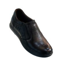 کفش چرم مردانه ریتزین Ritzin مدل روزمره و طبی بدون بند کد 23320 + رنگبندی